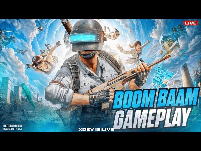 🔴Zero Gameplay 😆Unlimited Funnnn | Bgmi Live w Xdev ft. @Shyraraaa