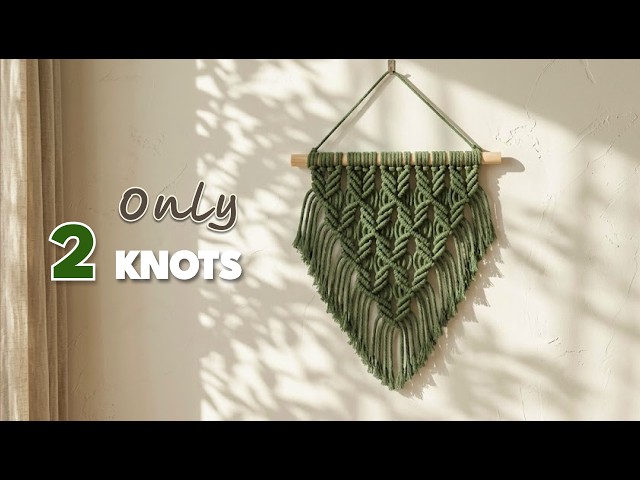 Macrame Wall Hanging Tutorial | Easy for Beginners