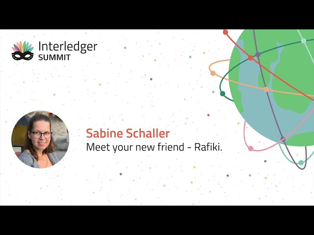 Meet your new friend - Rafiki. Presented by Sabine Schaller