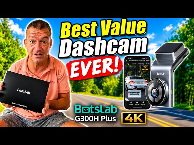Forget Expensive Dashcams... Buy THIS Instead! Botslab G300H Plus Dual Dashcam
