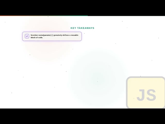 JavaScript - Web development basic Series: Defining and Calling Functions