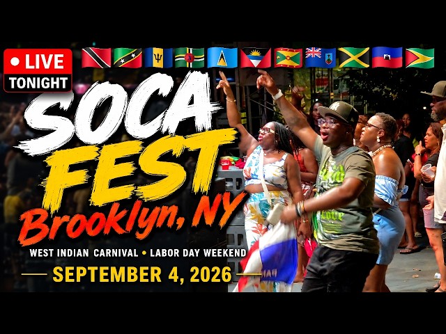 SOCA FEST experience BROOKLYN NY 🔥 West Indian Carnival, Soca & Caribbean Labor Day Vibes NYC LIVE