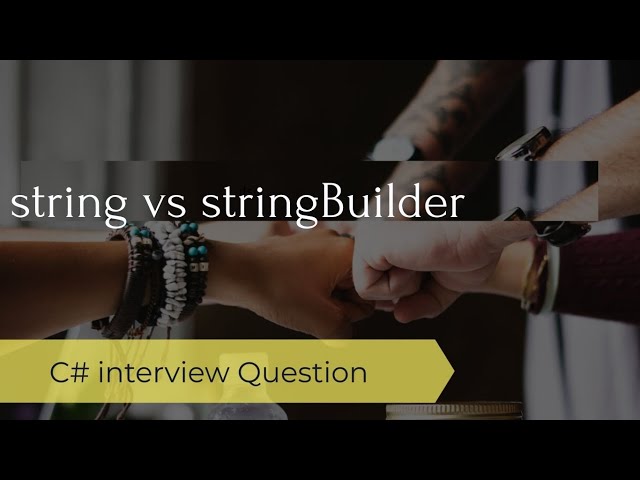 String vs StringBuilder in C#