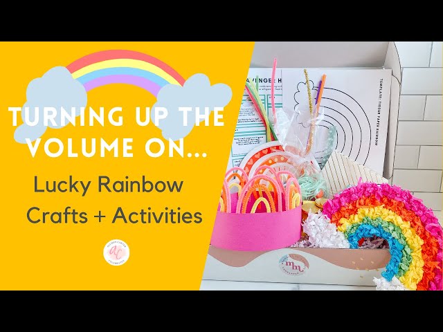 Rainbow Themed St. Patrick’s Day Crafts and Activities for Kids