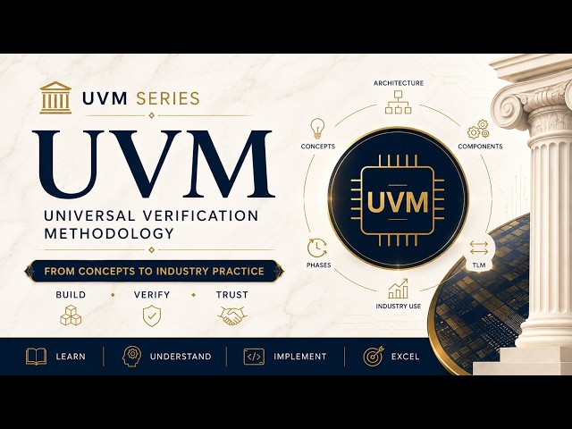 #1 Complete UVM Architecture Overview | Get started with UVM | UVM Course