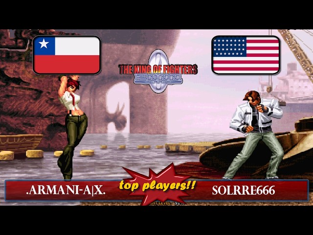 [World TOPs KOF 2000 FT5] .Armani-A|X. vs solrre666 🕹️ gameplay - retas online