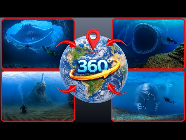 360° Video: Top 4 Scariest Sea Monsters Found on Google Earth (Bloop, Ningen, El Gran Maja)