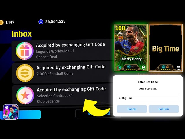 NEW FREE GIFT CODE in eFootball 2027™ 😱 Get FREE EPIC Players! 🎁