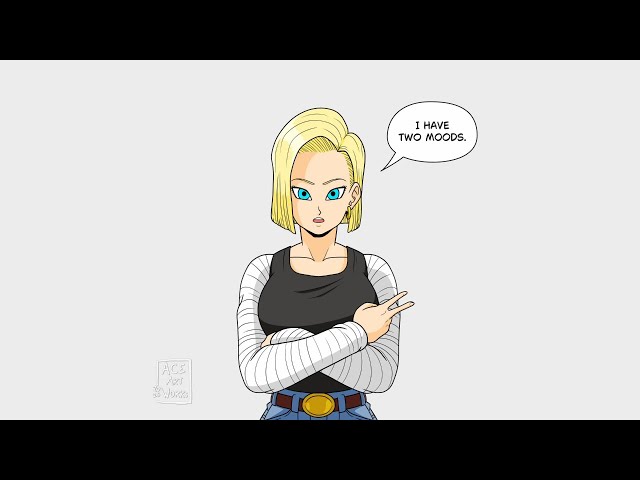 Android 18 Has Two Moods | Dragon Ball Z Comic Dub