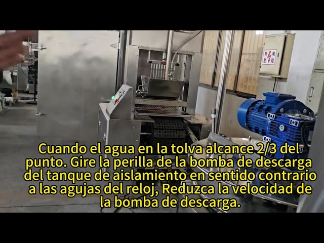Gummy machine operation 