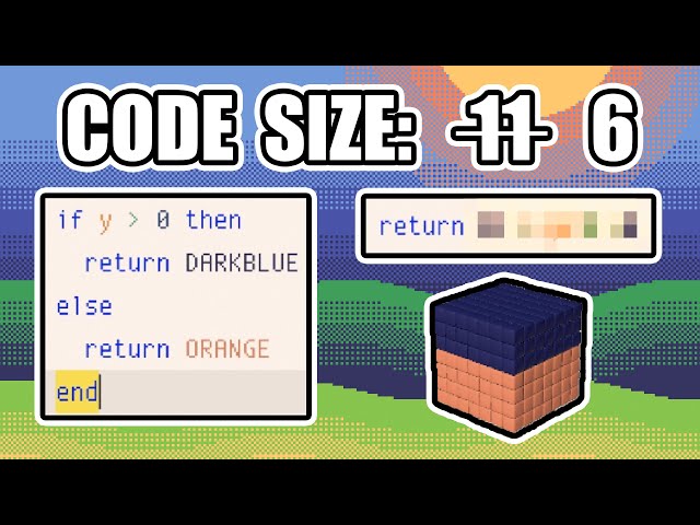 8 Steps to Get the SHORTEST CODE in REPLICUBE - Tips for Optimizing Tutorial Level 2