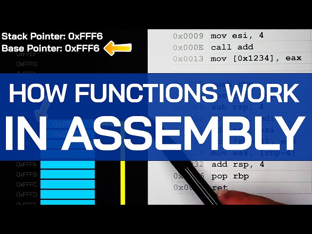 How Assembly Functions Work - The Stack Explained
