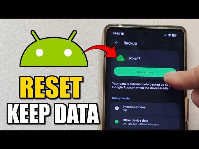 How to Factory RESET your Android Phone & KEEP your DATA!