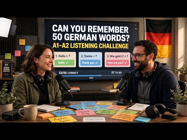 🇩🇪 50 German Words You’ll Use EVERY DAY | German for Beginners A1|A2 easy german for beginners