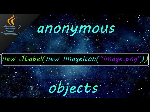 Java anonymous objects 🃏