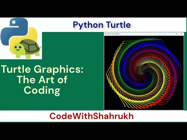 Turtle Graphics: The Art of Coding. #python