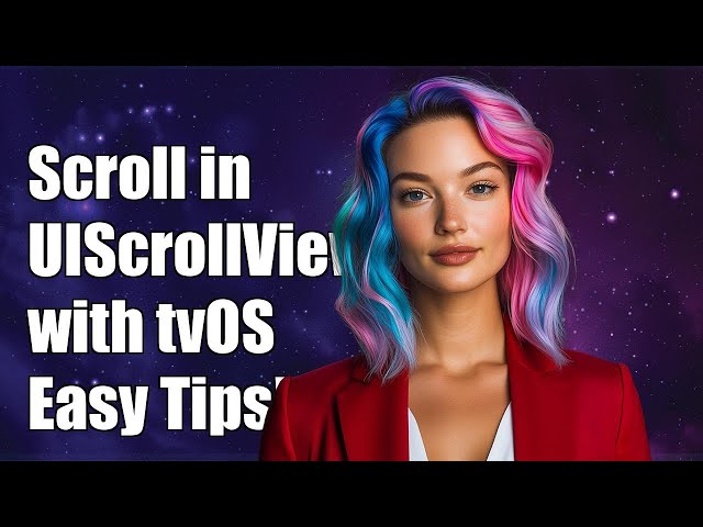 Scroll in UIScrollView with tvOS