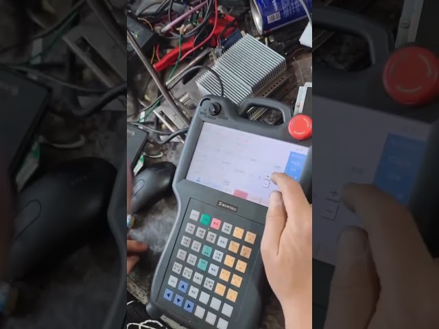 The repair and testing of the syntec display unit was successful.#syntec