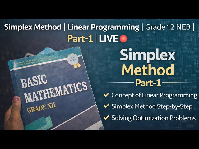 Linear Programming Problem (LPP) | Introduction + Formulation | Grade 12 NEB | Part-1