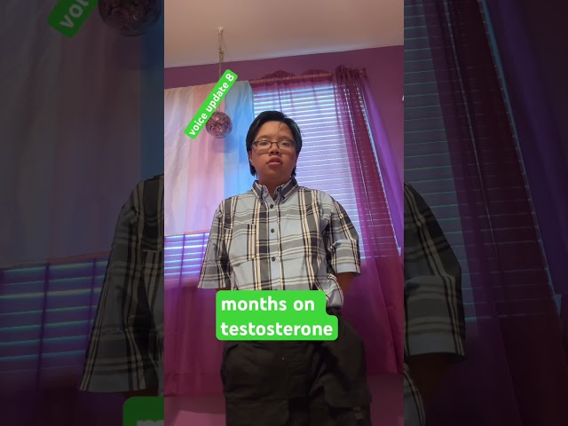 8 Months on T #shots #lgbtq #nonbinary #testosterone #eightmonthsontestonsteone #enby