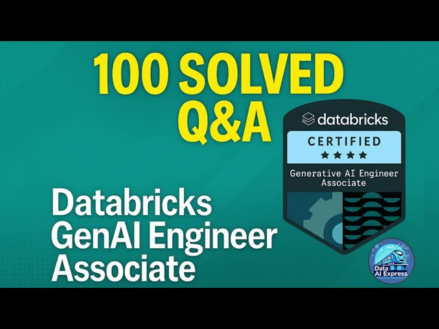 Databricks Certified Generative AI Engineer Associate Exam Dumps (100 Q&A Solved!)#databricks #genai