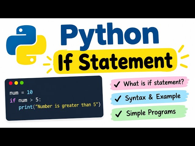 If conditional statement in python | Day 8 | beginners tutorial