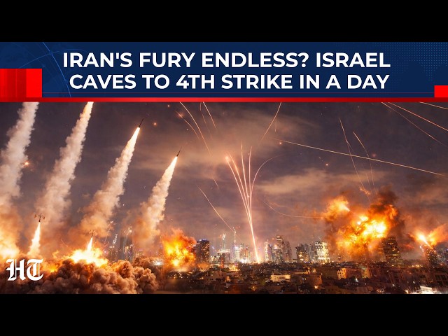 Iran's Fury Endless? Israel Buckles Under 4th IRGC Strike In 24 Hours | Air Bases, Shin Bet Attacked