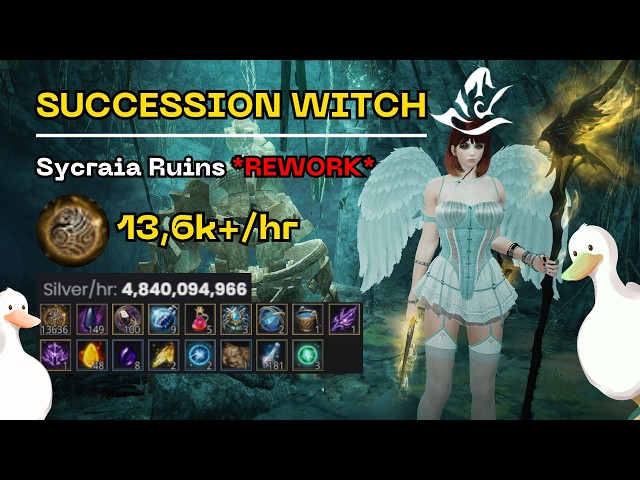 BDO | Sycraia Lower REWORK 13636 TL Succession Witch PVE Grind | 4.8b+/hour