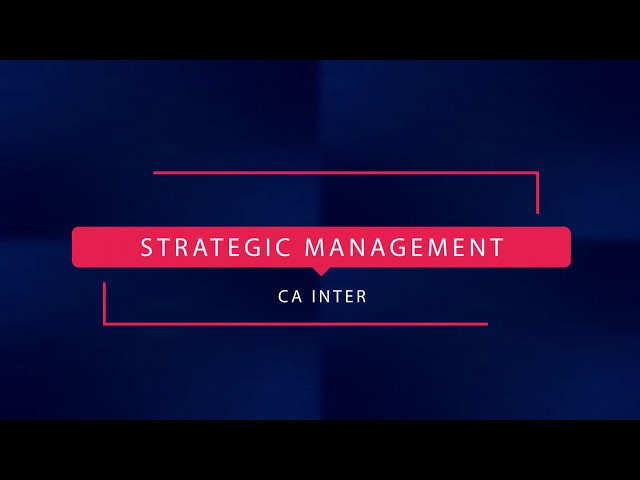 Strategic Management CA Inter Pen drive & APP Classes | CA Inter Online Coaching ||Study with ATC
