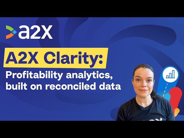 A2X Clarity: Profitability Analytics for Ecommerce, Built on Reconciled Data