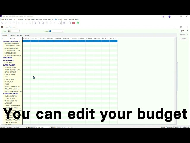 SQL Tutorial 29 - Maintain Budget