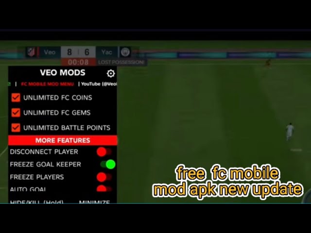 FCMOBILE MOD MENU V27.0.03 - Unlimited Money, Points | Fc Mobile Mod Menu | Fc Mobile Mod Apk --