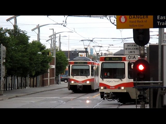 Calgary CTrain in Action - June 2015