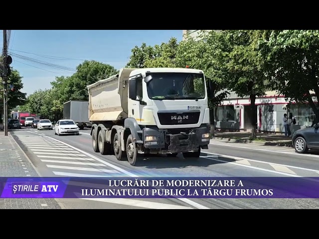 MODERNIZATION WORKS FOR PUBLIC LIGHTING IN TÂRGU FRUMOS