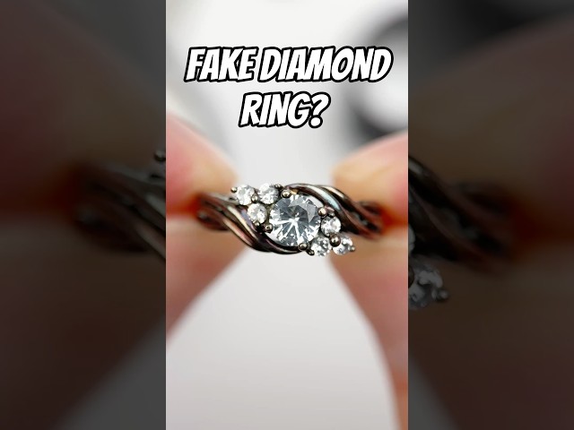 I tested this ring so you don’t have to 💍 #diamond #jewelry #testing