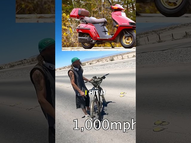 1,000MPH Honda Scooter 😳