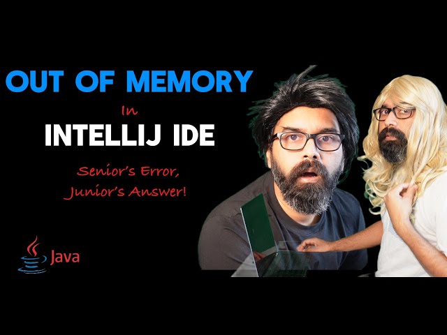 IntelliJ setup build process heap space: How a Junior Outsmarted a Senior