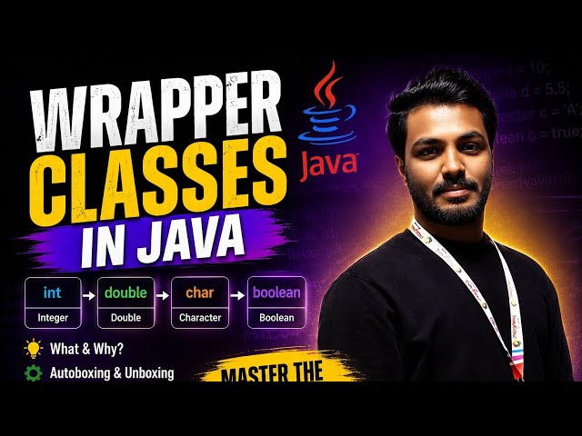 Wrapper Classes in Java Explained | Autoboxing & Unboxing | Java Tutorial for Beginners