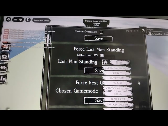 Forsaken build mode tutorial/game start