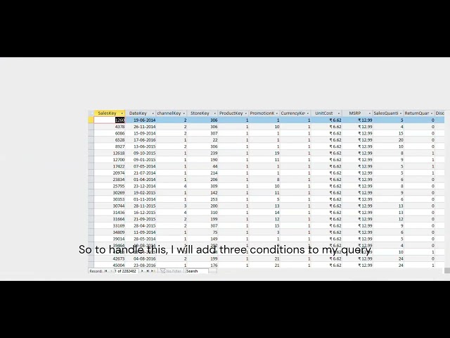 Working With Large Dataset Tables in XL++