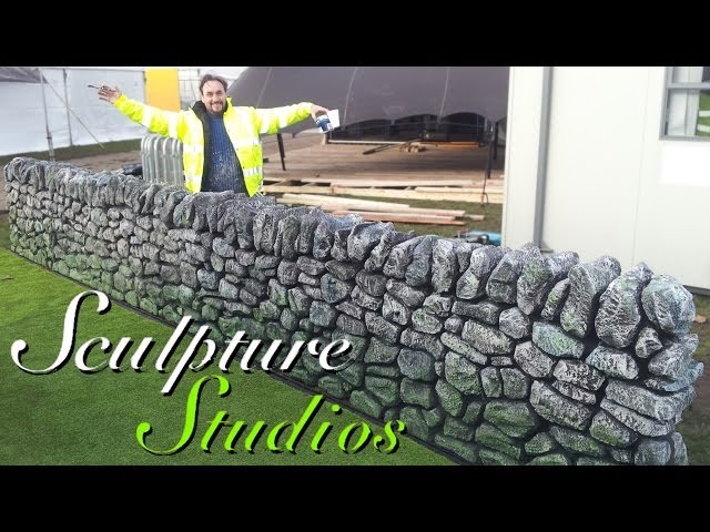 Polystyrene / Styrofoam Stone Wall by Sculpture Studios