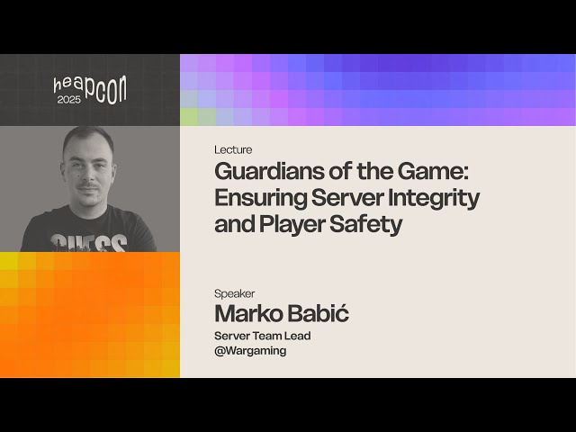 Marko Babić - Guardians of the Game: Ensuring Server Integrity and Player Safety