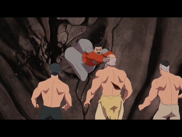 Thragg KILLS Thaedus / Thragg Defeats Omni-Man Invincible Season 4 Episode 7