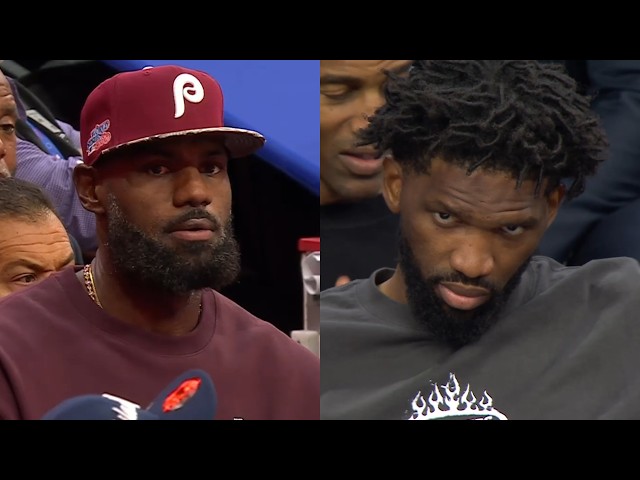 LeBron James let Joel Embiid hear it for being minutes late to 76ers practice