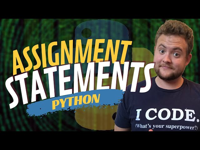 What Is An Assignment Statement In Python