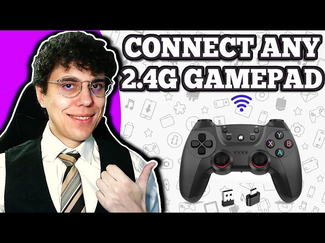 How To Connect a 2.4G Wireless Controller Gamepad to Your TV