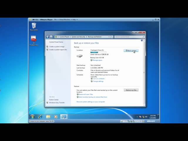 Windows 7 Incremental Backup