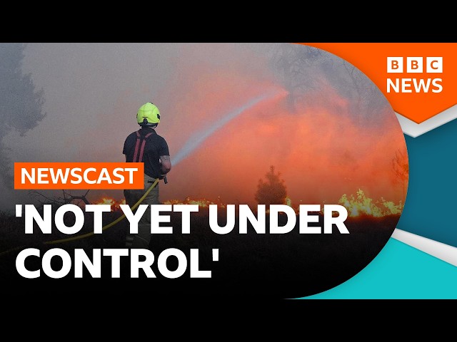 How Does The UK Fight Wildfires? | BBC Newscast
