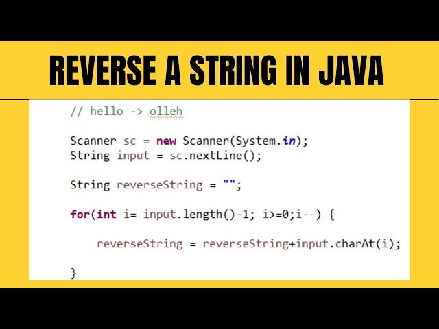 Reverse a String in Java | Java Interview Question Explained