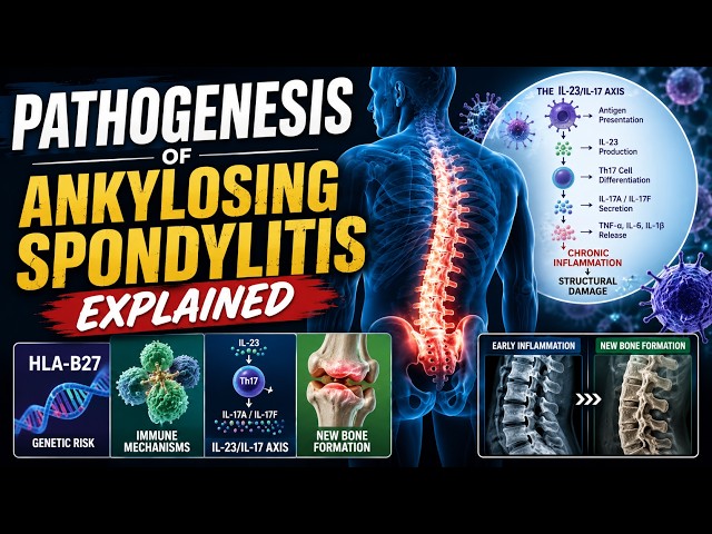 Pathogenesis of Ankylosing Spondylitis Explained  HLA B27, IL 23IL 17 Axis, Immune Mechanisms & New